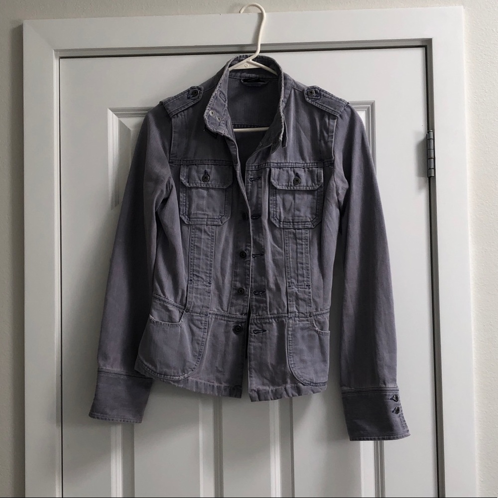 Diesel purple denim jacket